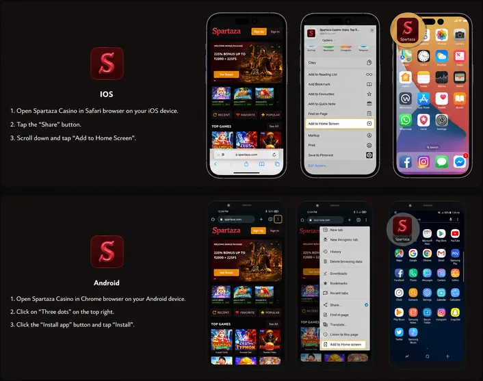 spartaza casino app